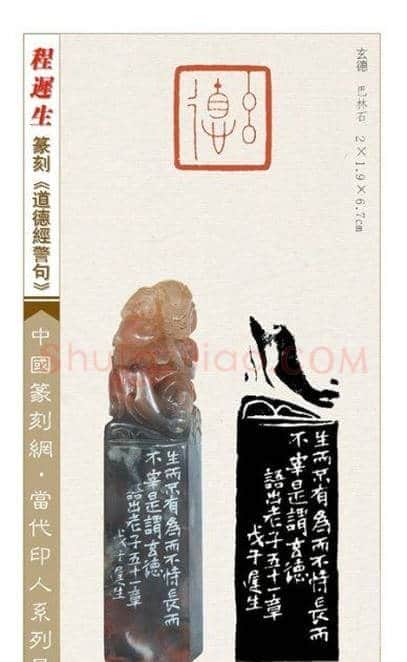 程迟生篆刻作品道德经警句 | 篆刻作品鉴赏