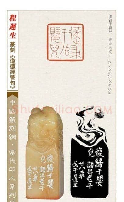 程迟生篆刻作品道德经警句 | 篆刻作品鉴赏