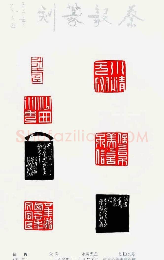 中国当代著名篆刻家作品邀请展作品集 | 篆刻作品鉴赏