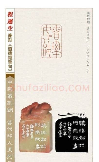 程迟生篆刻作品道德经警句 | 篆刻作品鉴赏