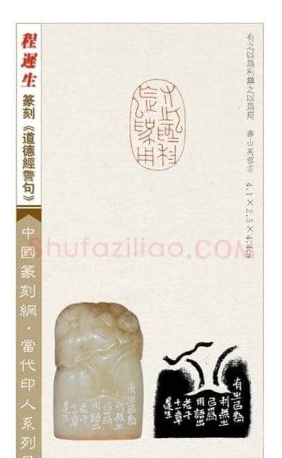 程迟生篆刻作品道德经警句 | 篆刻作品鉴赏