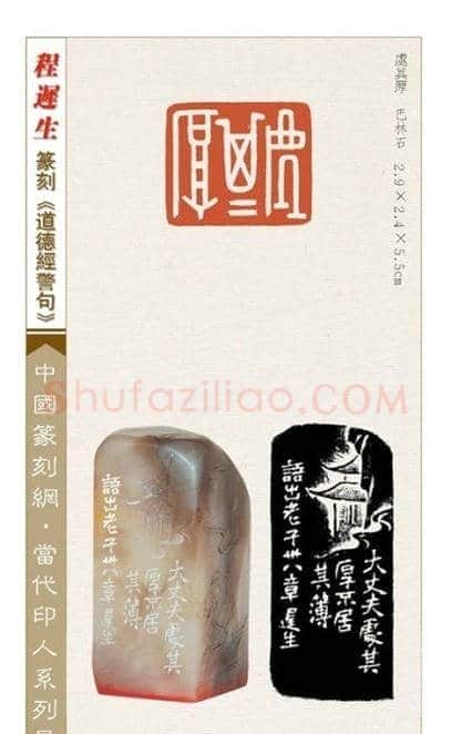 程迟生篆刻作品道德经警句 | 篆刻作品鉴赏