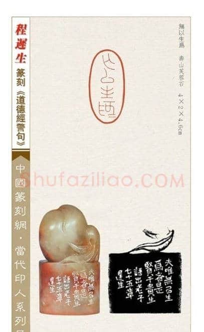 程迟生篆刻作品道德经警句 | 篆刻作品鉴赏