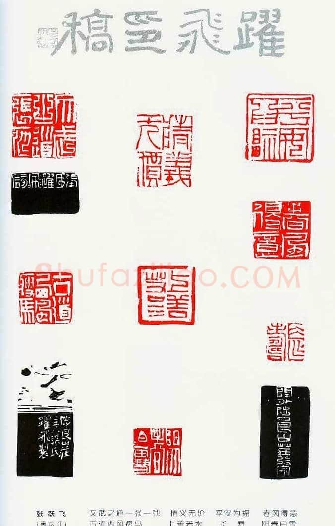 中国当代著名篆刻家作品邀请展作品集 | 篆刻作品鉴赏