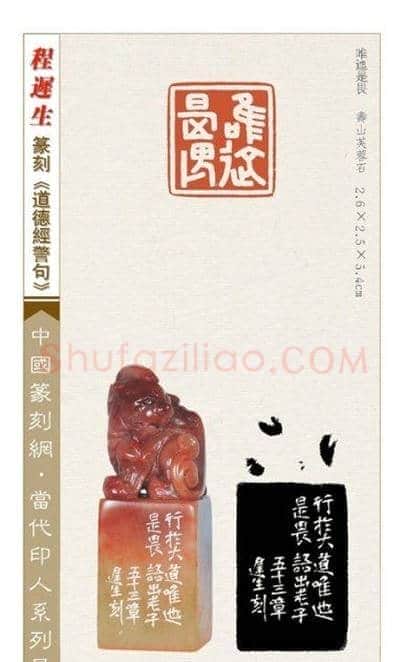 程迟生篆刻作品道德经警句 | 篆刻作品鉴赏