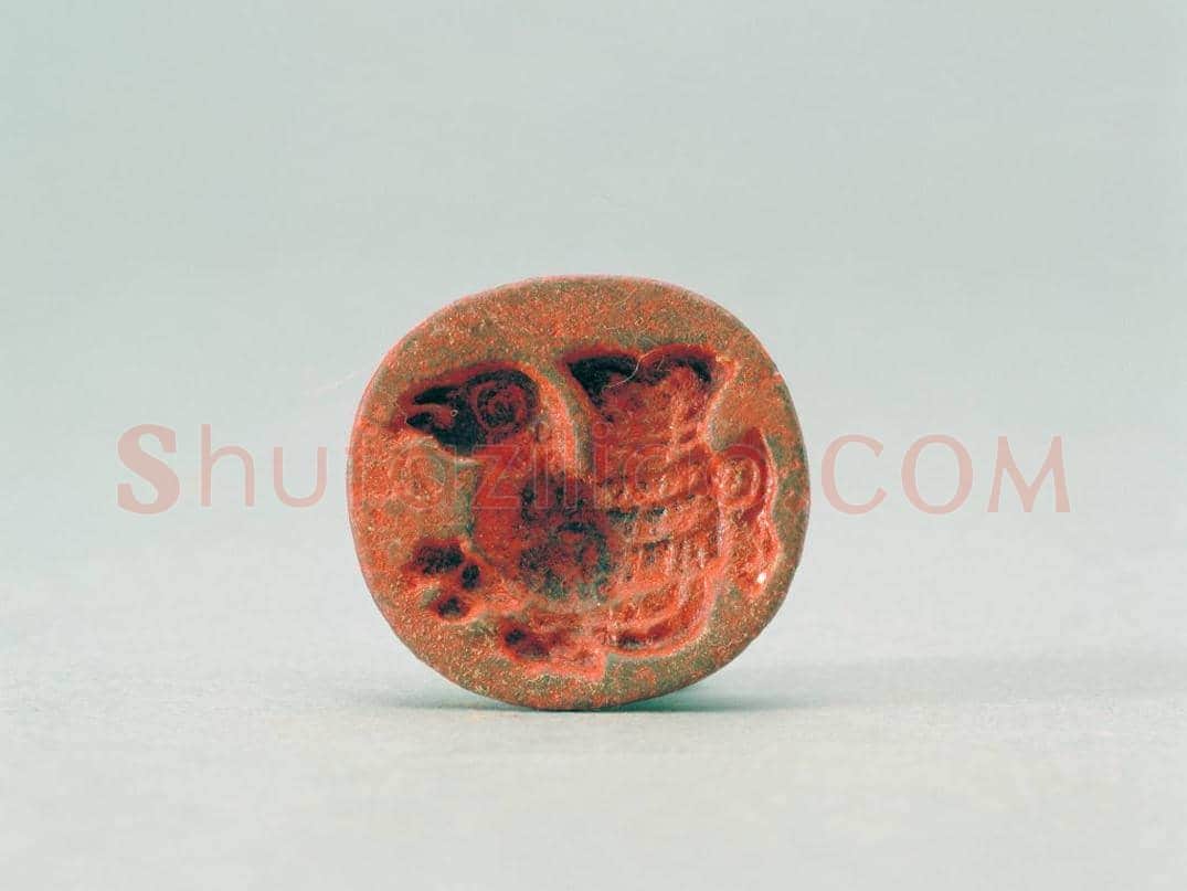 铜鼻钮青鸟图案印 | 故宫玺印类藏品