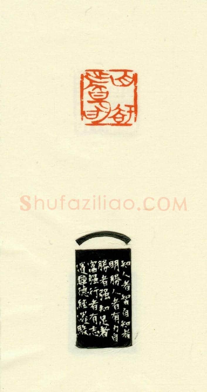 篆刻作品欣赏《道德经摘句印谱》 | 篆刻作品欣赏