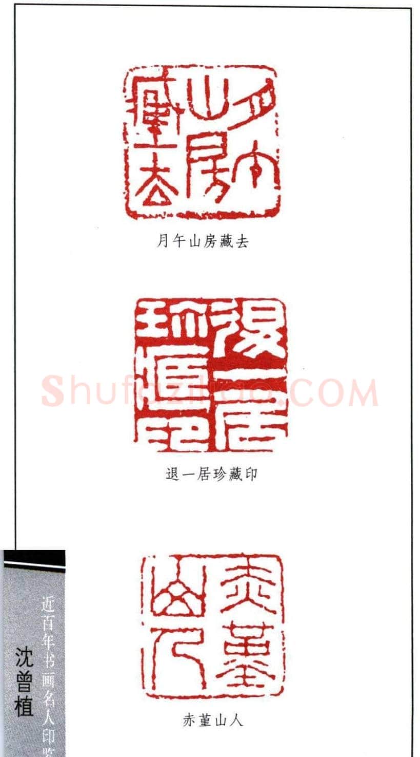 著名书法家沈曾植印鉴欣赏 | 篆刻作品鉴赏