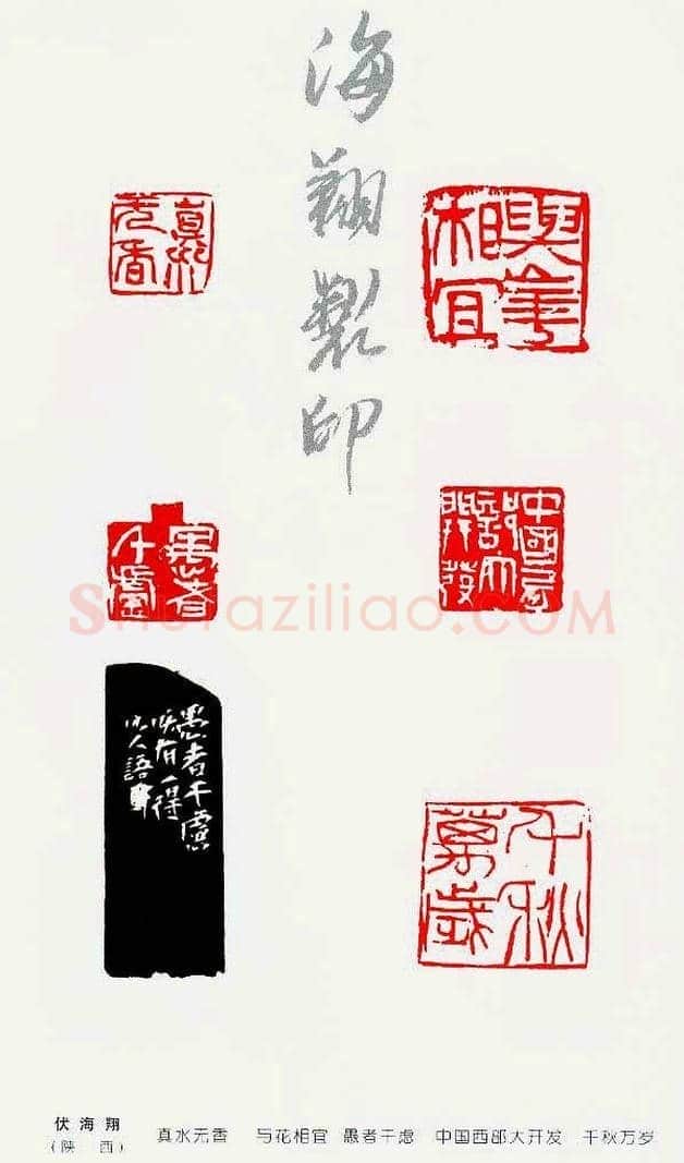 中国当代著名篆刻家作品邀请展作品集 | 篆刻作品鉴赏