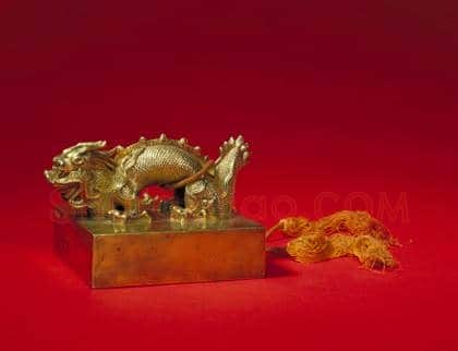 银镀金蹲龙纽“贵妃之宝” | 故宫玺印类藏品