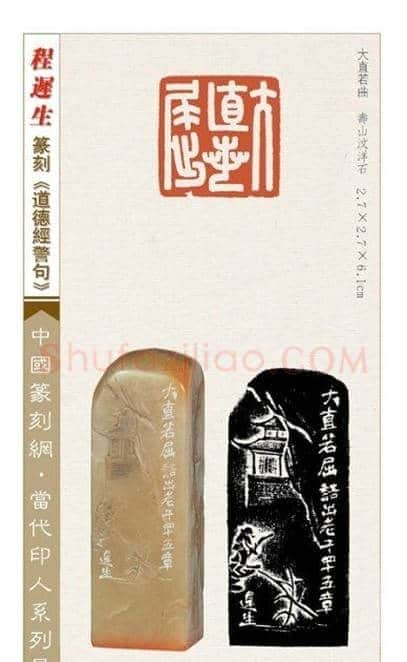 程迟生篆刻作品道德经警句 | 篆刻作品鉴赏