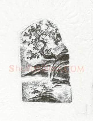 田黄石浅浮雕“秋江待渡”章 | 故宫玺印类藏品
