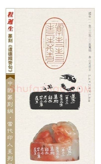 程迟生篆刻作品道德经警句 | 篆刻作品鉴赏