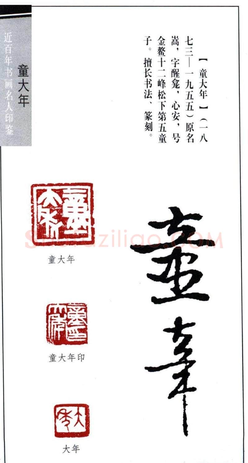 书法篆刻名家童大年印鉴欣赏 | 篆刻作品鉴赏
