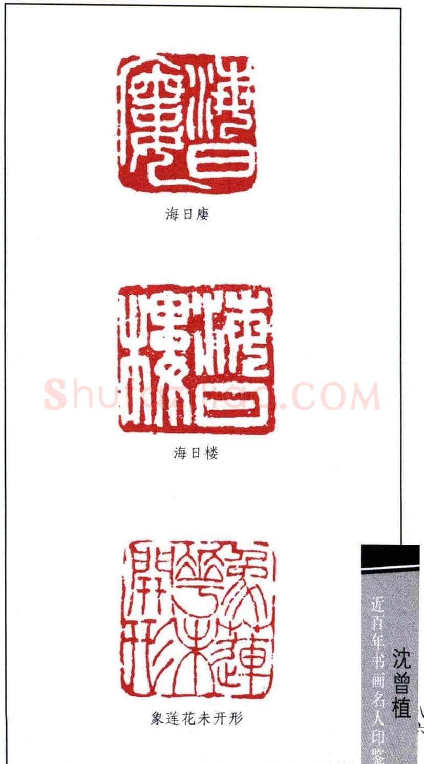 著名书法家沈曾植印鉴欣赏 | 篆刻作品鉴赏