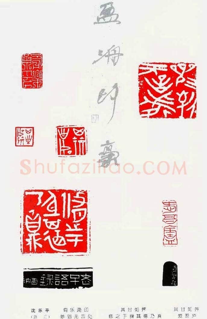中国当代著名篆刻家作品邀请展作品集 | 篆刻作品鉴赏