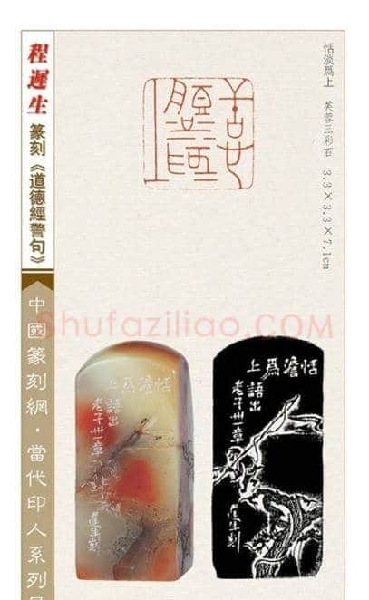 程迟生篆刻作品道德经警句 | 篆刻作品鉴赏
