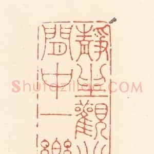 清代 王俊辑 印谱《静坐观心 闲中一乐》篆刻印章作品图片欣赏