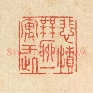 清代 张锡圭篆 印谱《悲愤无聊 一寓于此》篆刻印章作品图片欣赏