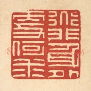 清代 陈錬篆 印谱《道非身外更何求》篆刻印章作品图片欣赏
