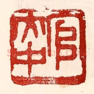 民国 王王孙篆 印谱《官大中》篆刻印章作品图片欣赏