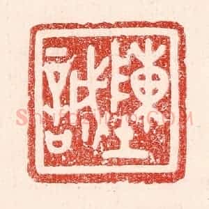 民国 王王孙篆 印谱《陈诚》篆刻印章作品图片欣赏