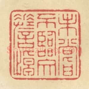 清代 华文彬篆 印谱《未尝不临文嗟悼》篆刻印章作品图片欣赏