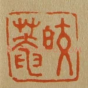 清代 斋藤谦编纂 印谱《皎庵》篆刻印章作品图片欣赏