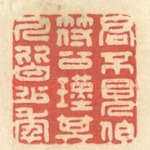 清代 黄学圯篆 印谱《君不见伯符公瑾其人皆少年》篆刻印章作品图片欣赏