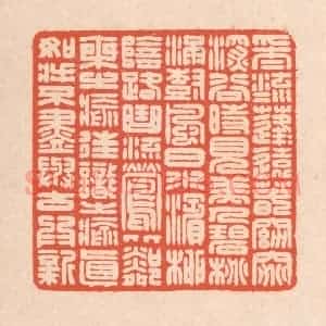清代 翁寿庾篆 印谱《采采流水 蓬蓬远春...》篆刻印章作品图片欣赏