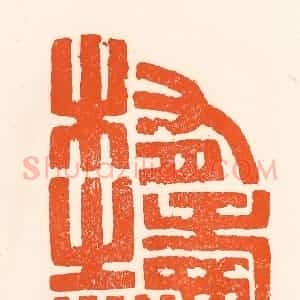 清代 吴杰篆 印谱《有寿木之林》篆刻印章作品图片欣赏