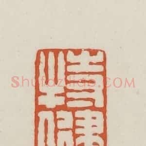 民国 王禔辑并刻 印谱《特健药》篆刻印章作品图片欣赏
