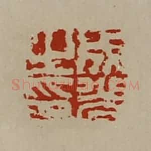 清代 陈介祺藏并辑 印谱《成光之印》篆刻印章作品图片欣赏