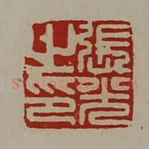 清代 陈介祺藏并辑 印谱《张光之印》篆刻印章作品图片欣赏