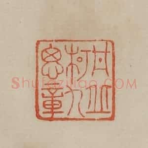 清代 曹载奎辑 印谱《丹丘柯九思章》篆刻印章作品图片欣赏