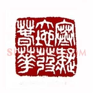 寒凝大地发春华(康默如 北京)篆刻入展作品
