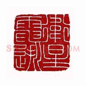 卫星电逝(徐焕荣 北京)篆刻入展作品