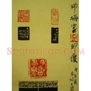 篆刻欣赏：师梅室印痕