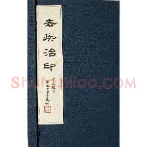 方去疾篆刻作品集《去疾治印》