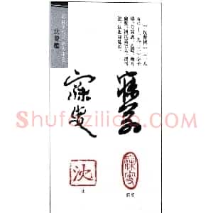 著名书法家沈曾植印鉴欣赏