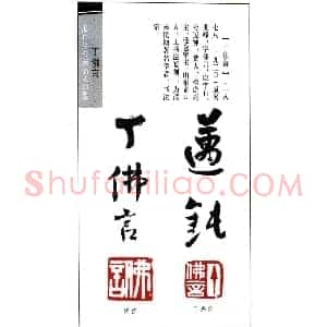 近代著名学者书法家丁佛言印鉴欣赏